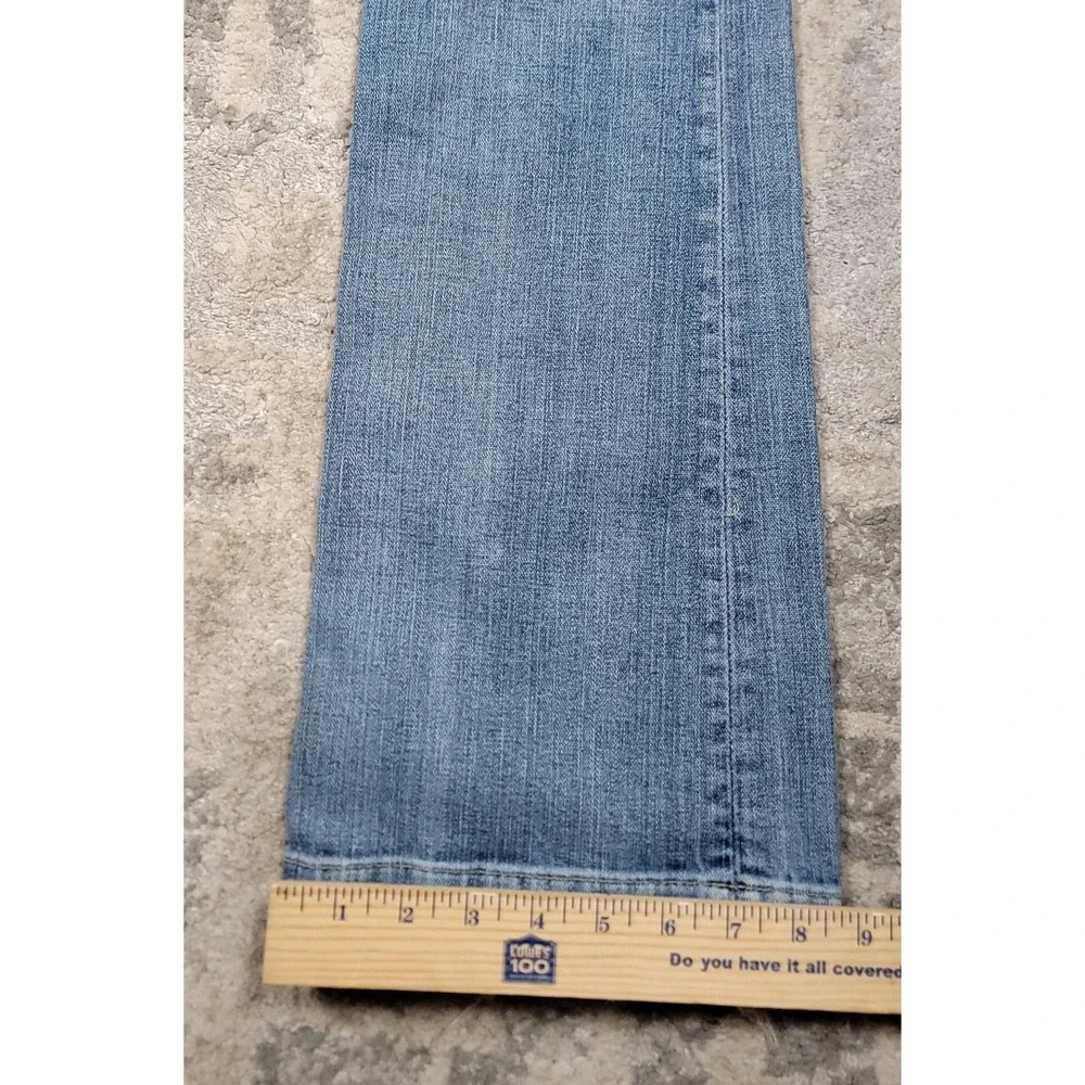 BKE Denim STELLA Women's Stretch Low Rise Straight Blue Jeans Size 27x37.5 - Picture 2 of 10